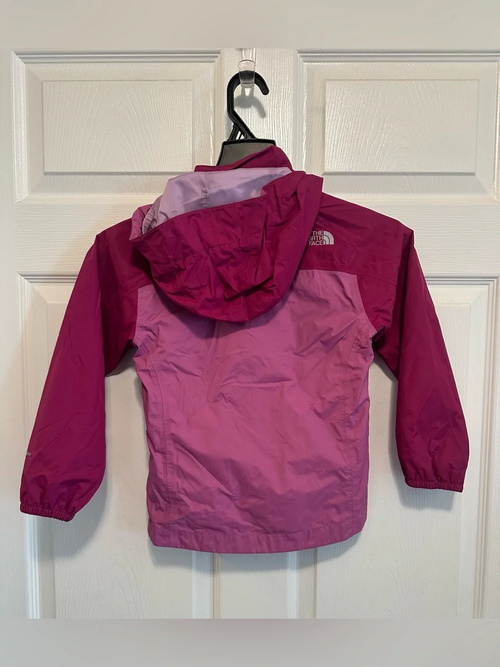 The North Face Girls' Two-Tone Pink Rain Jacket